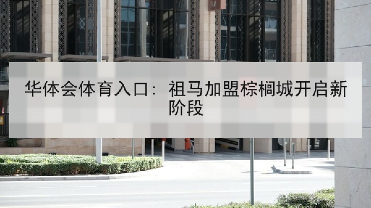 华体会体育入口: 祖马加盟棕榈城开启新阶段